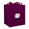 Little Juno Non-Woven Grocery Tote Burgundy | No Imprint | not available | not available