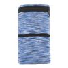 Cooling Heathered Wrist Band with Pocket Blue | No Imprint | not available | not available