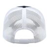 Cap America Two-Tone Trucker Mesh Back Cap Navy Blue-White | No Imprint | not available | not available