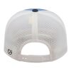 Cap America Premium Trucker Mesh Back Cap Faded Blue-Navy-White