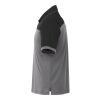 Men's MACK Short Sleeve Polo Black-Steel Grey | 5XL