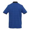Men's EMORY Short Sleeve Polo Standard | Metro Blue Heather-Blue | L | 1-color Apparel Digital Transfer | SLEEVE, Horizontal, - Centered on Left sleeve Bicep in panel | 3.00 Inches × 0.38 Inches