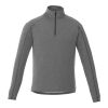 Men's TAZA Knit Quarter Zip Standard | Heather Dark Charcoal | 4XL | No Imprint | not available | not available