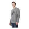 SOMOTO Eco Long Sleeve Tee - Men's Standard | Heather Charcoal | L | No Imprint | not available | not available