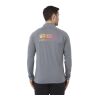 EVANS Eco Knit Quarter Zip - Men's Standard | Steel Grey | 2XL | 1-color Apparel Digital Transfer | CHEST,Vertical - Centered on Right Chest | 2.50 Inches × 7.00 Inches