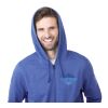 Men's ARGUS Eco Fleece Full Zip Hoody Standard | New Royal Heather | XL | No Imprint | not available | not available