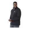 Men's ASGARD Eco Knit Quarter Zip Standard | Black | L | No Imprint | not available | not available
