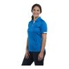 Women's Kiso Short Sleeve Polo Standard | Olympic Blue-White | XS | No Imprint | not available | not available