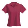 Women's MORENO TEXT MICRO SS POLO Maroon | XS