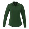 Women's Mori Long Sleeve Polo Forest Green | 3XL