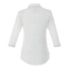Women's TIPTON Three Qtr Slv Polo Standard | White | 2XL | Sublimation Process | BACK YOKE, Horizontal, - Centered on Yoke | 4.00 Inches × 2.00 Inches