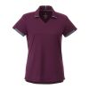 Women's CERRADO SS Polo Standard | Wine Red-Grey Storm | M | No Imprint | not available | not available