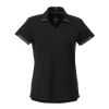 Women's CERRADO SS Polo Black-Grey Storm | XL