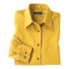 Women's LONG SLEEVE DRESS SHIRT Standard | Yellow | M | No Imprint | not available | not available