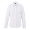 TATRA Eco Long Sleeve Knit Button Up Shirt-Women's White | S