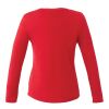 Women's PARIMA LS Tech Tee Standard | Team Red Heather | XL | No Imprint | not available | not available