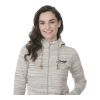 Women's Space Dye Zip Hoodie Gray | S