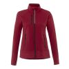 Women's PANORAMA Hybrid Knit Jacket Standard | Red | 2XL | 1-color Apparel Digital Transfer | IMPACT, BACK, Vertical, - Centered on Back across Shoulders | 3.00 Inches × 12.00 Inches