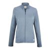 Greatness Wins Core Tech Full Zip - Women's Standard | Essential Blue Heather | XS | No Imprint | not available | not available