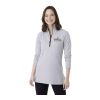 Women's ASGARD Eco Knit Half Zip Standard | Silver Heather | XL | No Imprint | not available | not available
