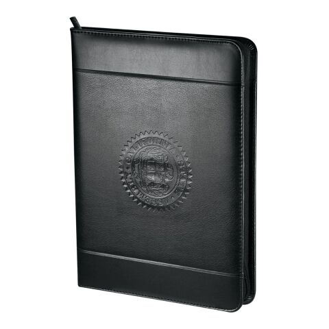 Windsor Impressions Zippered Padfolio Black | No Imprint | not available | not available