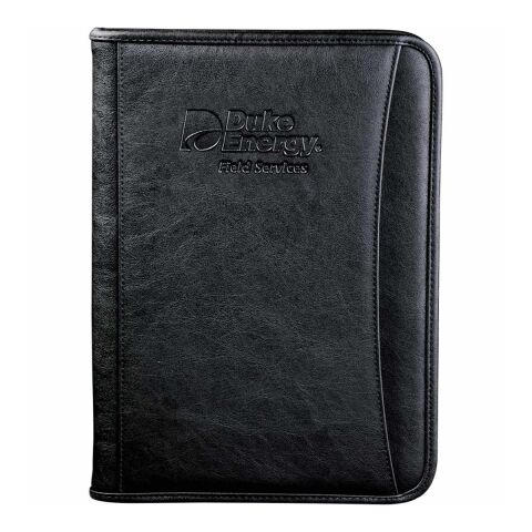 DuraHyde Zippered Padfolio Black | No Imprint | not available | not available