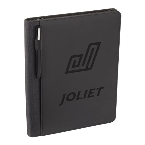 Vienna Heathered Zippered Padfolio Gray | No Imprint | not available | not available