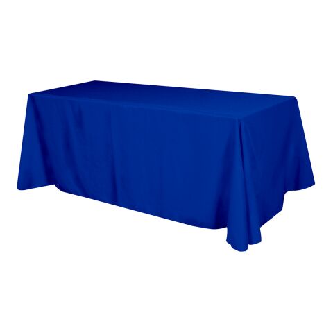 Flat Polyester 4-Sided Table Cover - fits 8&#039; standard table No Imprint | not available | not available