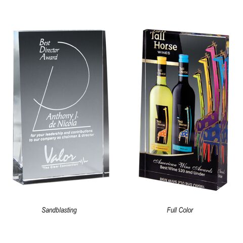 Small Wedge Award White | No Imprint