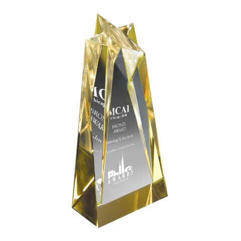 Medium Star Sculpture Award Gold | No Imprint