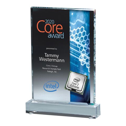 MEDIUM TABLET AWARD Translucent Clear | No Imprint | not available | not available