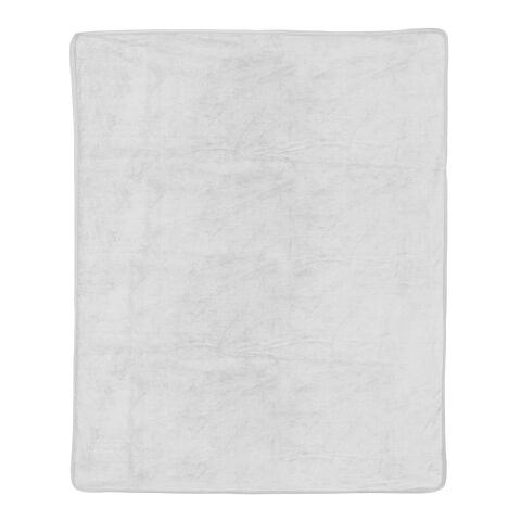 60&quot; X 45&quot; Dye Sublimated Blanket White | No Imprint | not available | not available