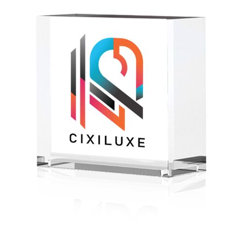 Stackable Clear Acrylic Top Award Black