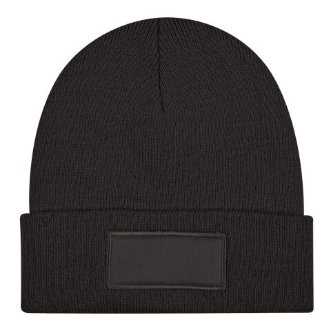 Patch Knit Beanie With Cuff Black | No Imprint | not available | not available