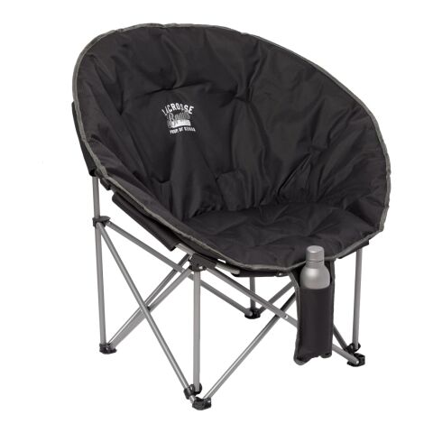 Folding Moon Chair (400lb Capacity) Black | No Imprint | not available | not available