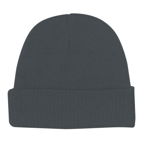 KNIT BEANIE WITH CUFF Charcoal | No Imprint | not available | not available