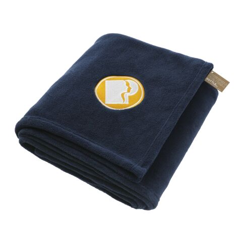 Recycled PET Oversized Coral Fleece Blanket Navy | No Imprint | not available | not available