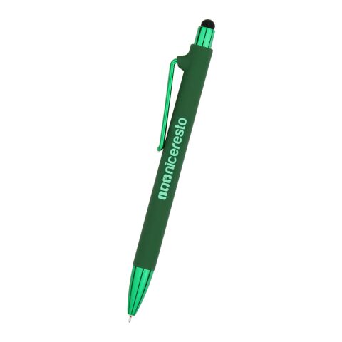 Sonnie Rubberized Pen Green