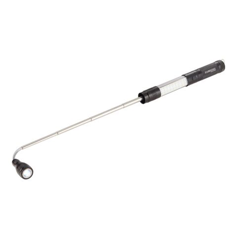 Telescopic Magnetic COB LED Flashlight w/Sidelight Standard | Black | No Imprint | not available | not available