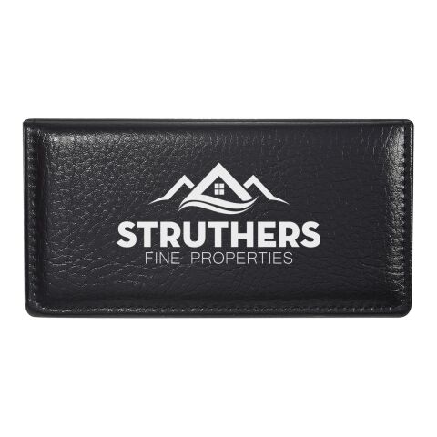 Leather Look Case Of Sticky Notes With Calendar Frost Black | No Imprint | not available | not available