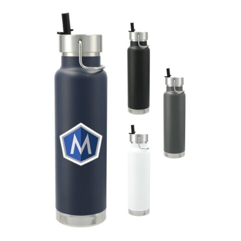 Thor Copper Vacuum Insulated Bottle 25oz Straw Lid Standard | Navy | No Imprint | not available | not available