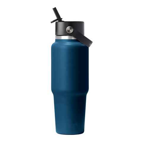 Hydro Flask® Travel Bottle w/ Flex Straw Cap 32oz Standard | Navy | No Imprint | not available | not available