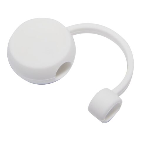 Recycled Silicone Straw Topper White | No Imprint | not available