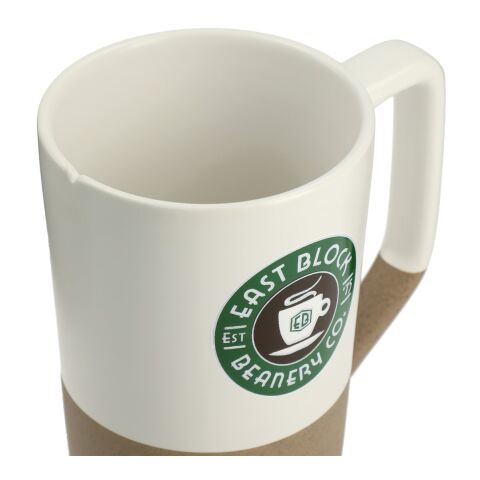 Tahoe Tea &amp; Coffee Ceramic Mug with Wood Lid 16oz Black