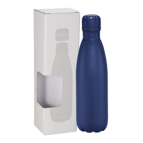 Copper Vacuum Insulated Bottle 17oz w/ Window Box Navy | No Imprint