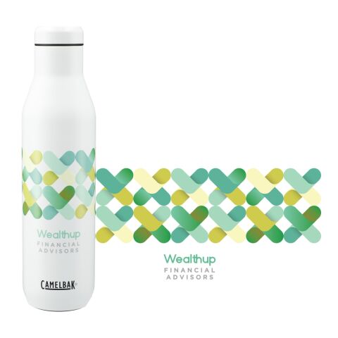 CamelBak Wine Bottle 25oz Standard | White | No Imprint | not available | not available