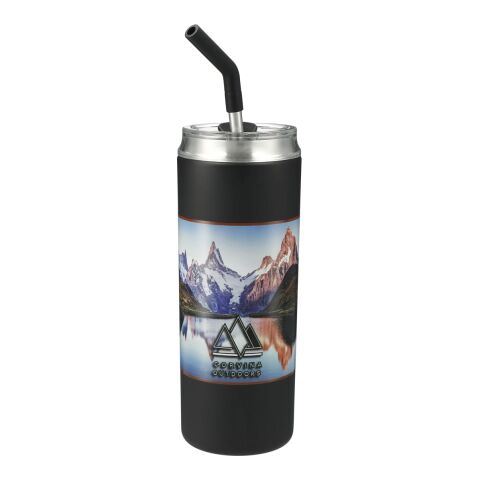 Marka Copper Vac Tumbler w/ SS straw 20oz Standard | Black | No Imprint | not available | not available