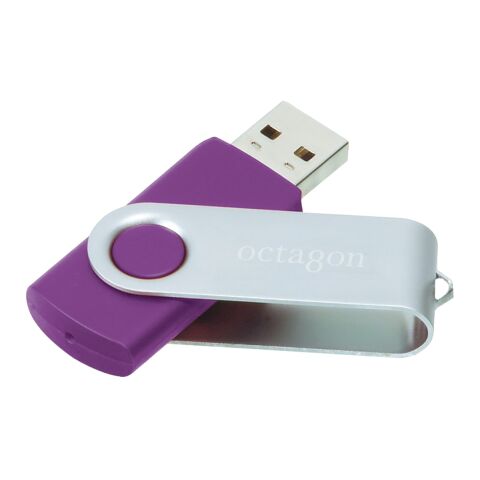 Rotate Flash Drive 4GB Standard | Purple | No Imprint | not available | not available