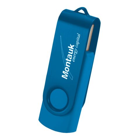 Rotate 2Tone Flash Drive 4GB Standard | Aqua | No Imprint | not available | not available