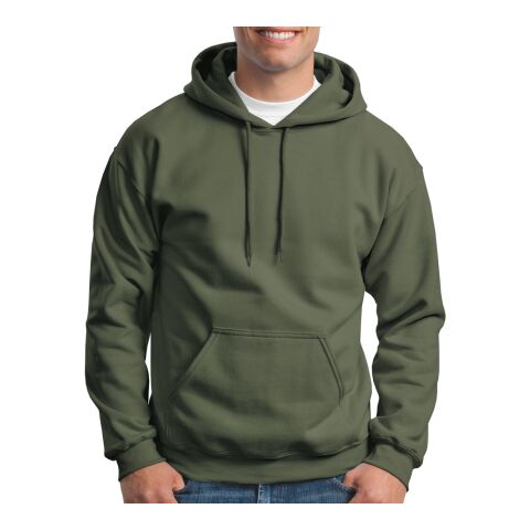 Gildan® Adult Heavy Blend™ Hooded Sweatshirt Green | L | No Imprint
